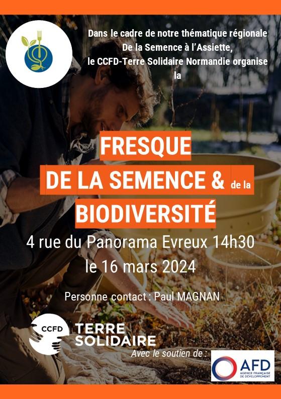 Flyer fresque semences et biodiversite evreux de la semence a l assiette vf 2 affiche