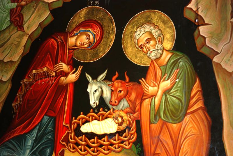 Icone de la naissance de jesus
