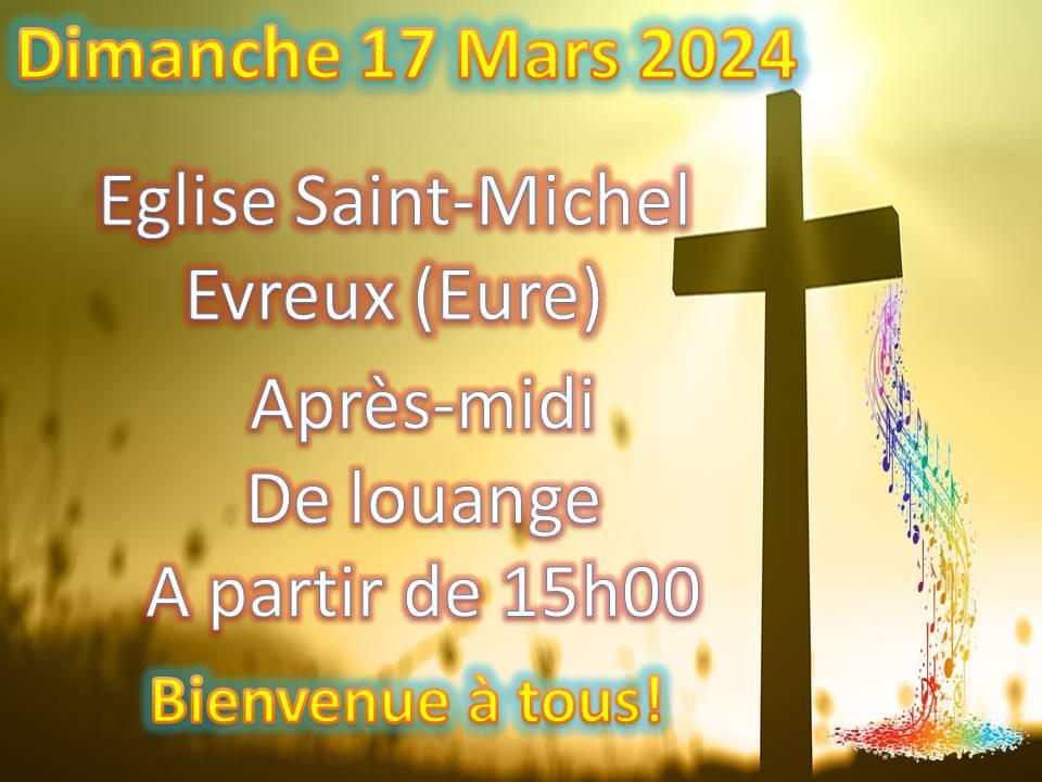 Louange 17 mars 2024