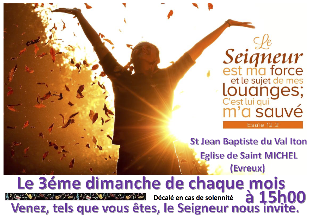 Louange flyer png